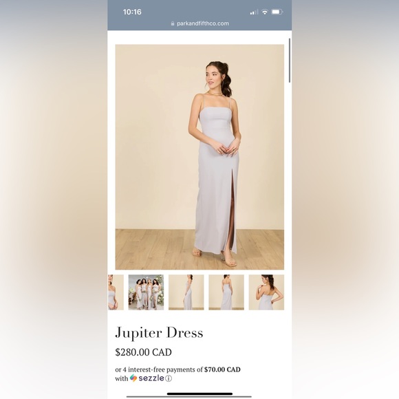 Park & Fifth Dresses & Skirts - Park and Fifth Jupiter dress **hemmed for 5”4 with heels